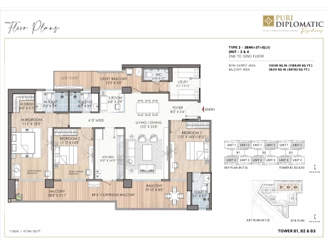 3 BHK 1