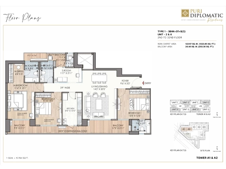 3 BHK 2